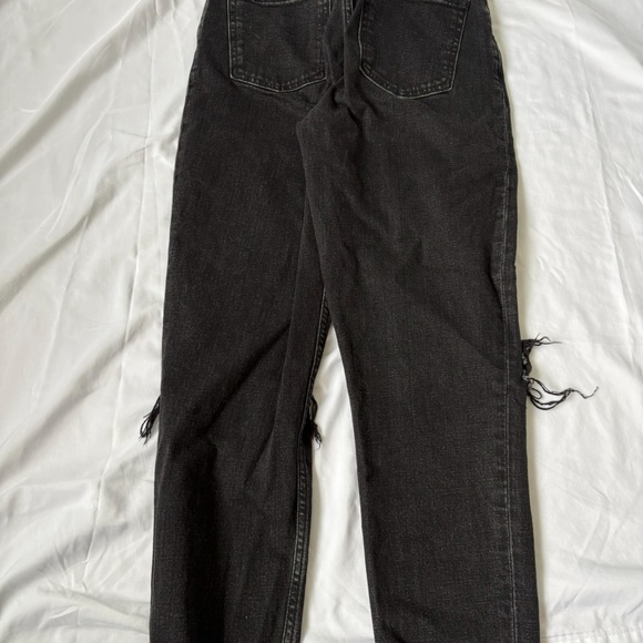 Distressed Black Denim Jeans - Picture 2 of 3